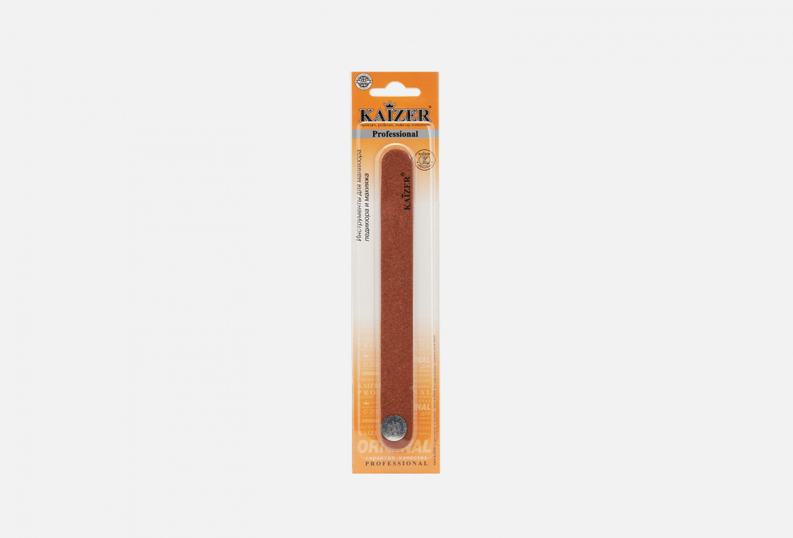 Пилка прямая, на деревянной основе KAIZER шлифовочная 120/180