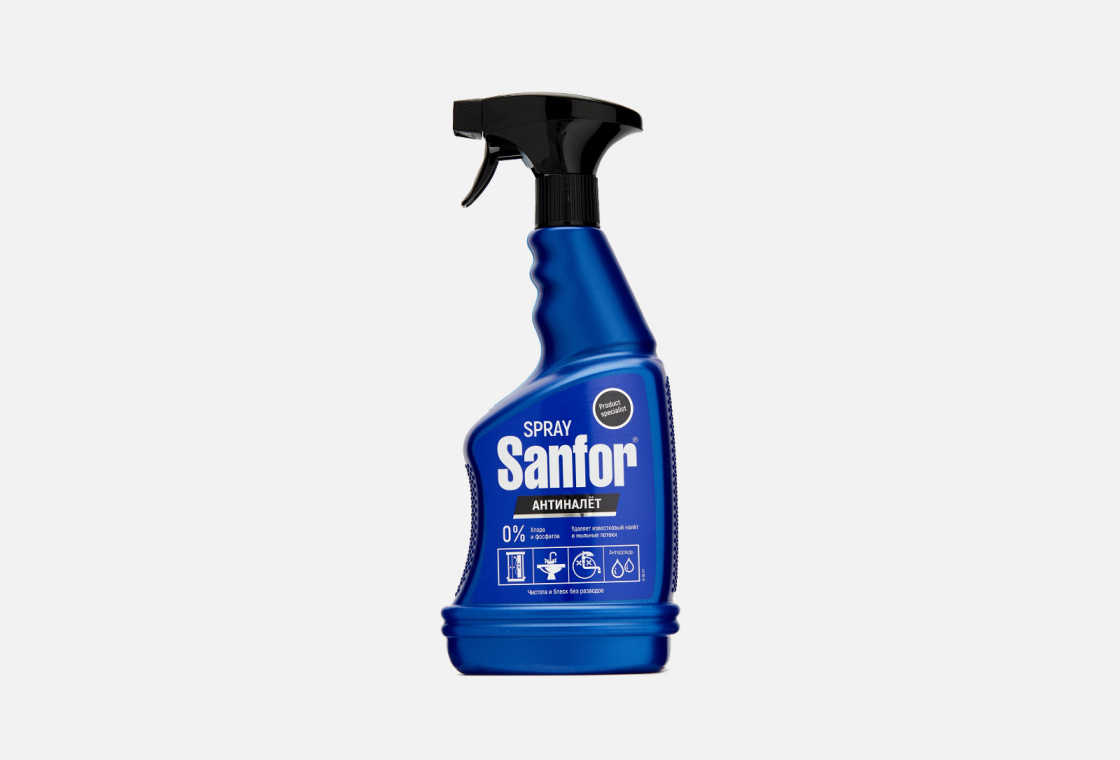 Чистящий спрей Sanfor для ванной комнаты