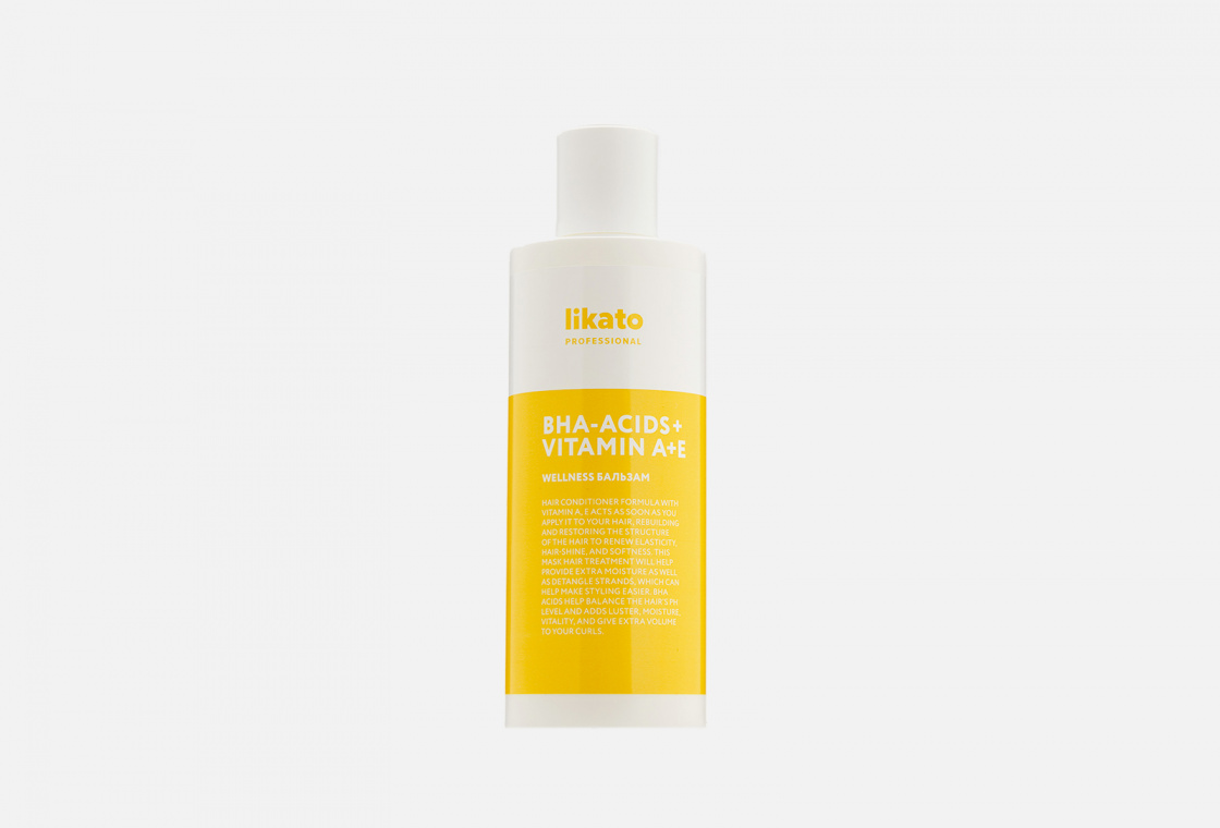 Бальзам для тонких волос Likato Professional Wellness Hair Conditioner BHA-Acids, Vitamin A,E