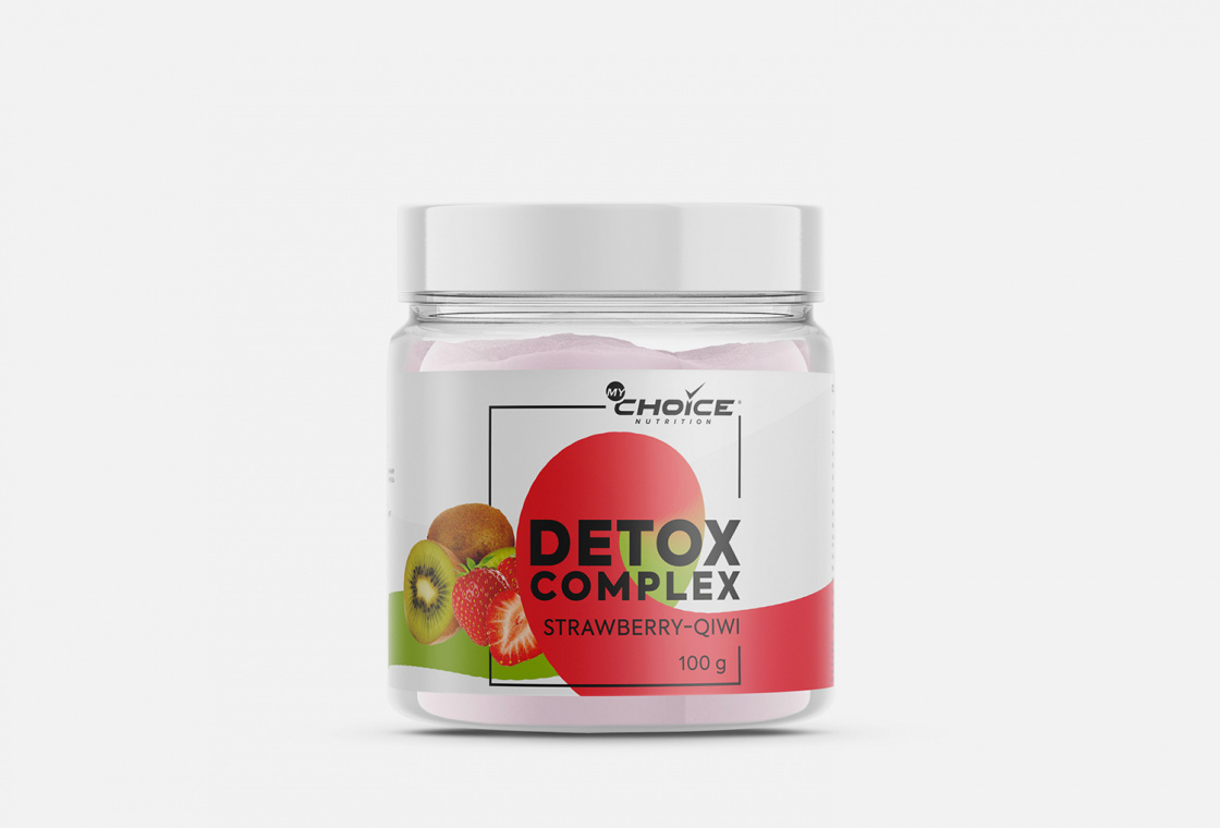 Напиток растворимый со вкусом клубника-киви  MyChoice Nutrition Detox complex