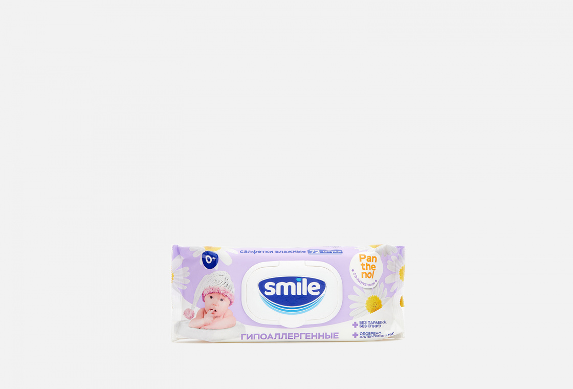 Влажные салфетки Smile Baby Фитолиния
