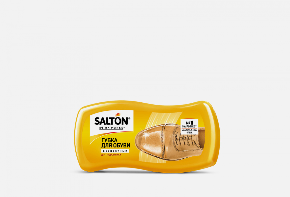 Губка для обуви Salton из гладкой кожи, бесцветный