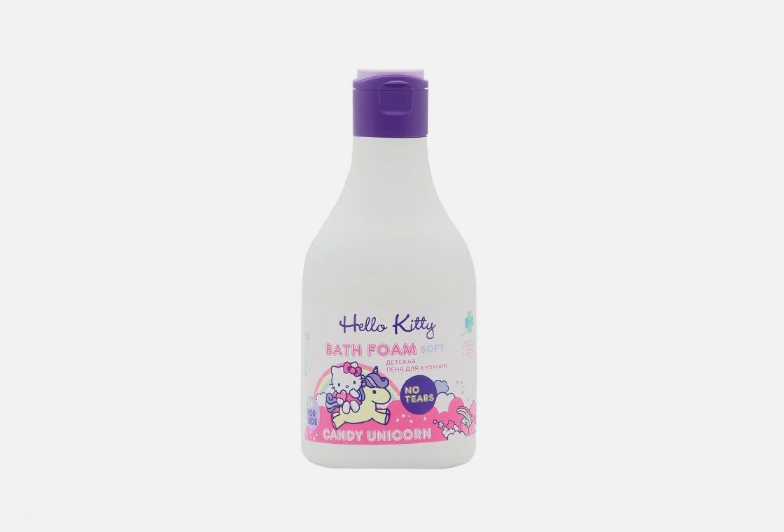 Детская пена для купания Hello Kitty Candy Unicorn с экстрактом 7 трав