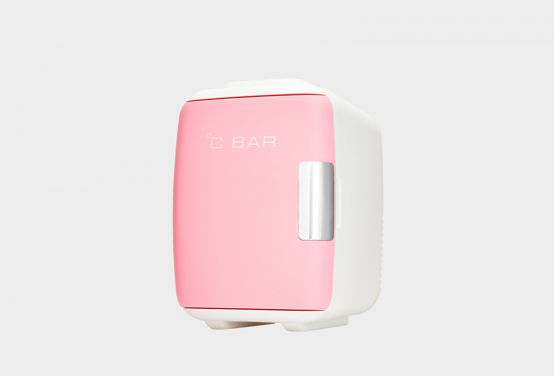 Мини холодильник для косметики C.BAR Beauty Refrigerator Pink