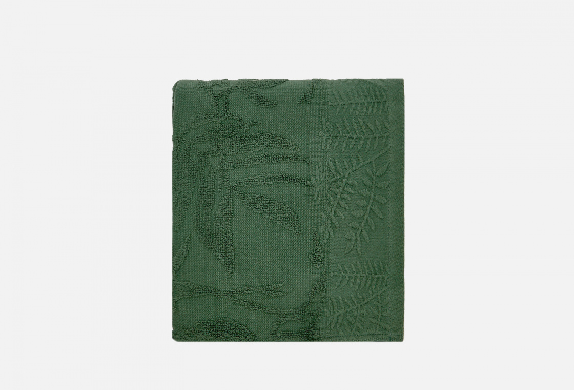 Полотенце для ванной Moroshka Fleur, зеленый, 50х90 см