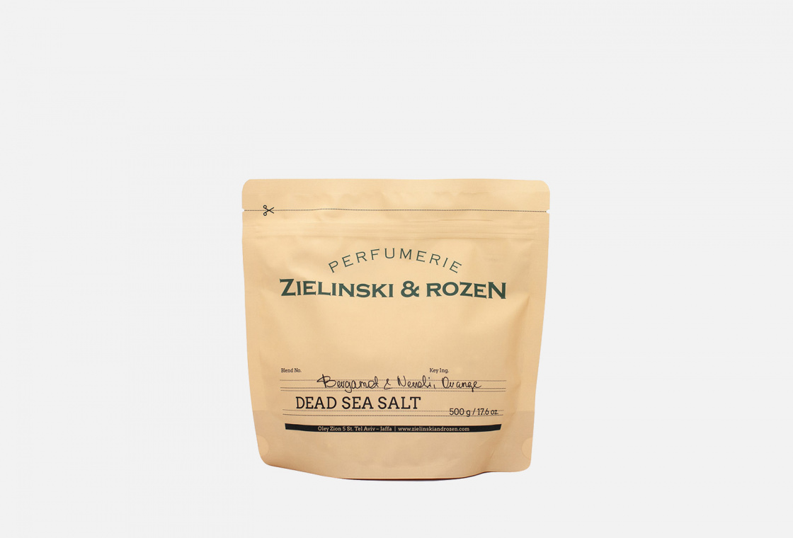 Соль мертвого моря  Zielinski & Rozen Bergamot & Neroli, Orange