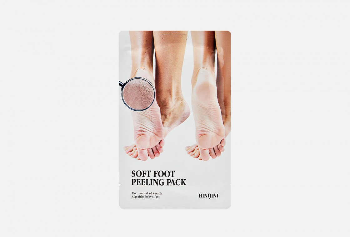 Отшелушивающая маска-носки для ног  Chamos Hinijini Soft Foot Peeling Pack