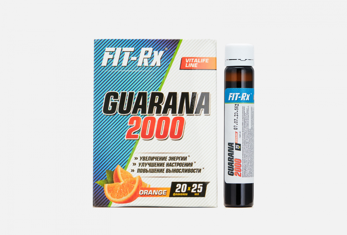 Напиток со вкусом апельсина FIT- Rx GUARANA 2000