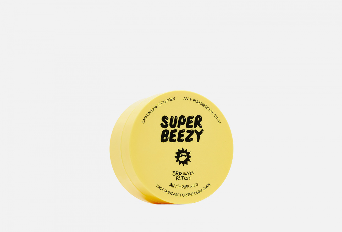 Патчи против отеков. Super Beezy 3rd Eye Patch. Super Beezy гидрогелевые патчи для глубокого увлажнения, 60 шт. Super Beezy гидрогелиевые патчи от темных кругов с анти-эйдж эффектом 60 шт.