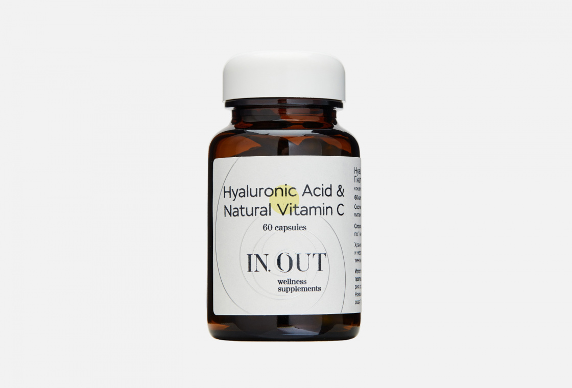 Биологически активная добавка к пище IN.OUT Hyaluronic Acid & Natural Vitamin C
