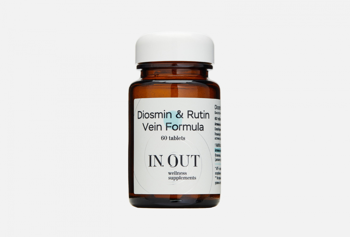 Биологически активная добавка к пище IN.OUT Diosmin & Rutin Vein Formula
