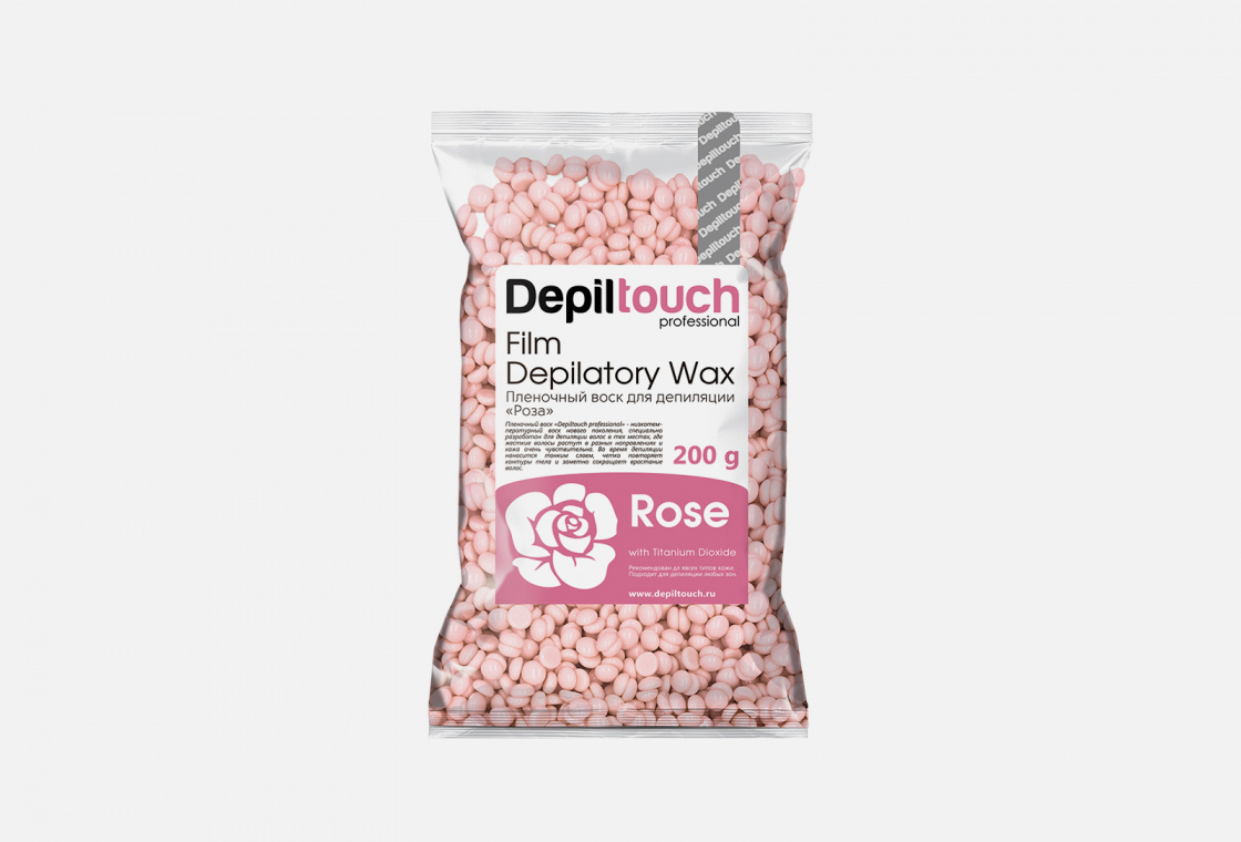 Пленочный воск, Роза в гранулах для нежной и чувствительноц кожи Depiltouch Professional Rose