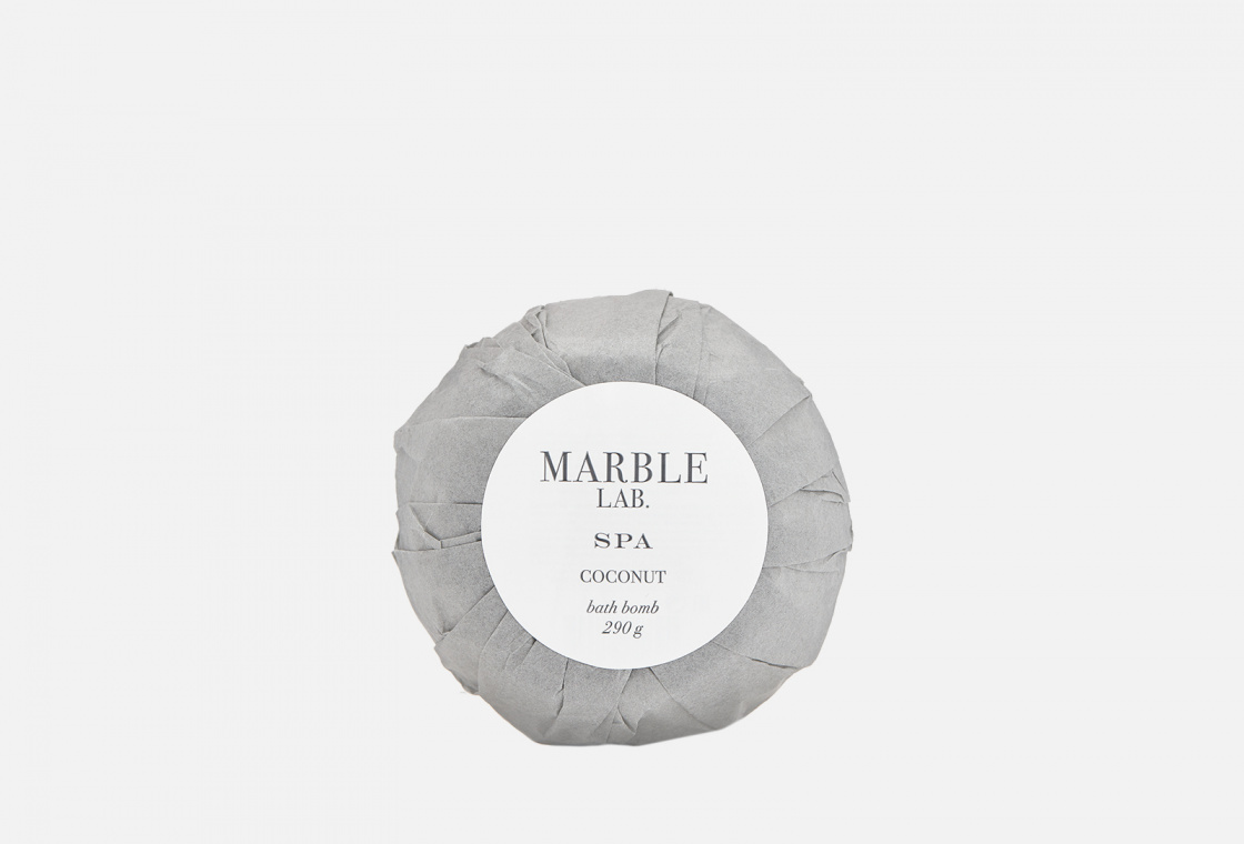 Бомбочка для ванны  Marble Lab Coconut