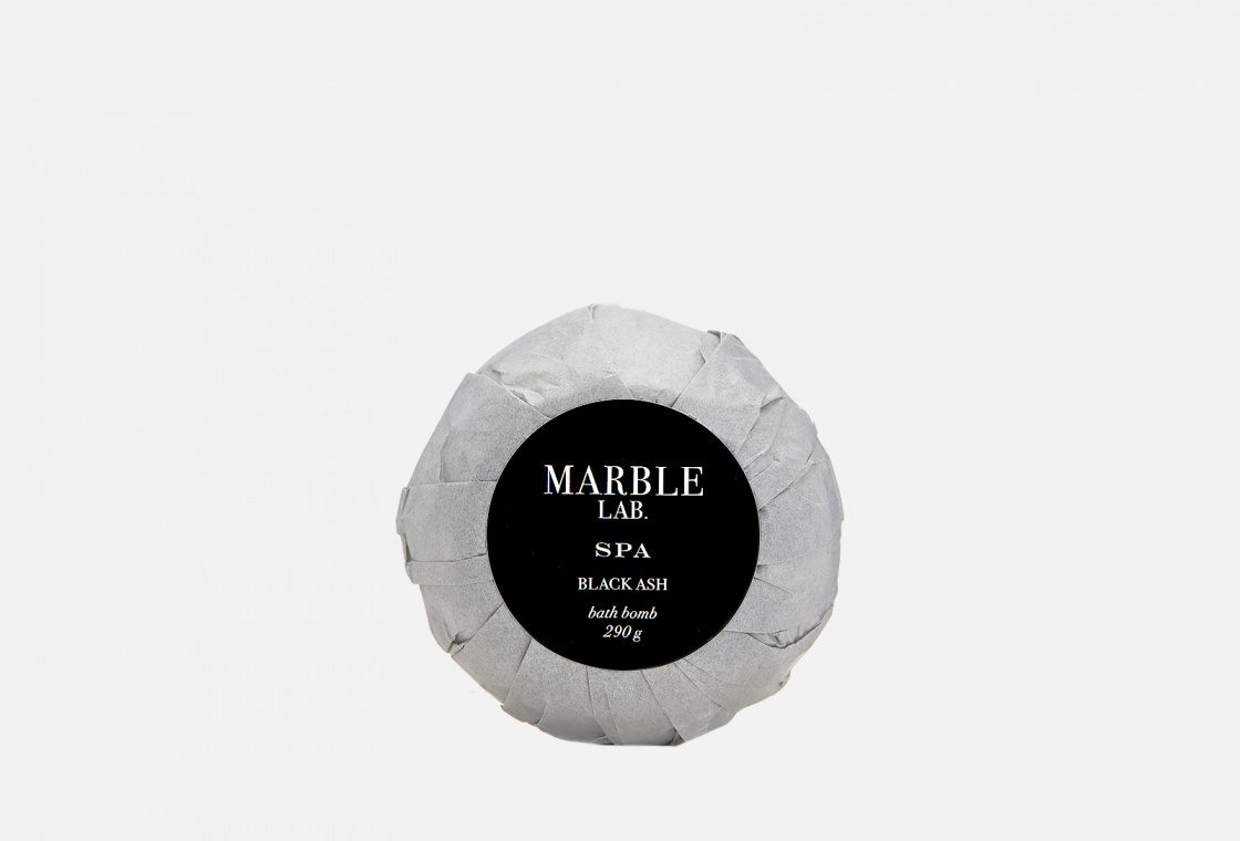 Бомбочка для ванны  Marble Lab Black Ash