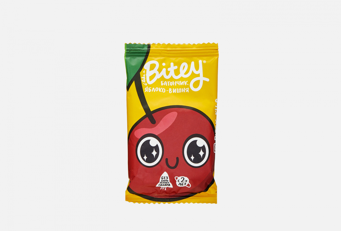 Батончик фруктово-ягодный  Bitey Яблоко-Вишня