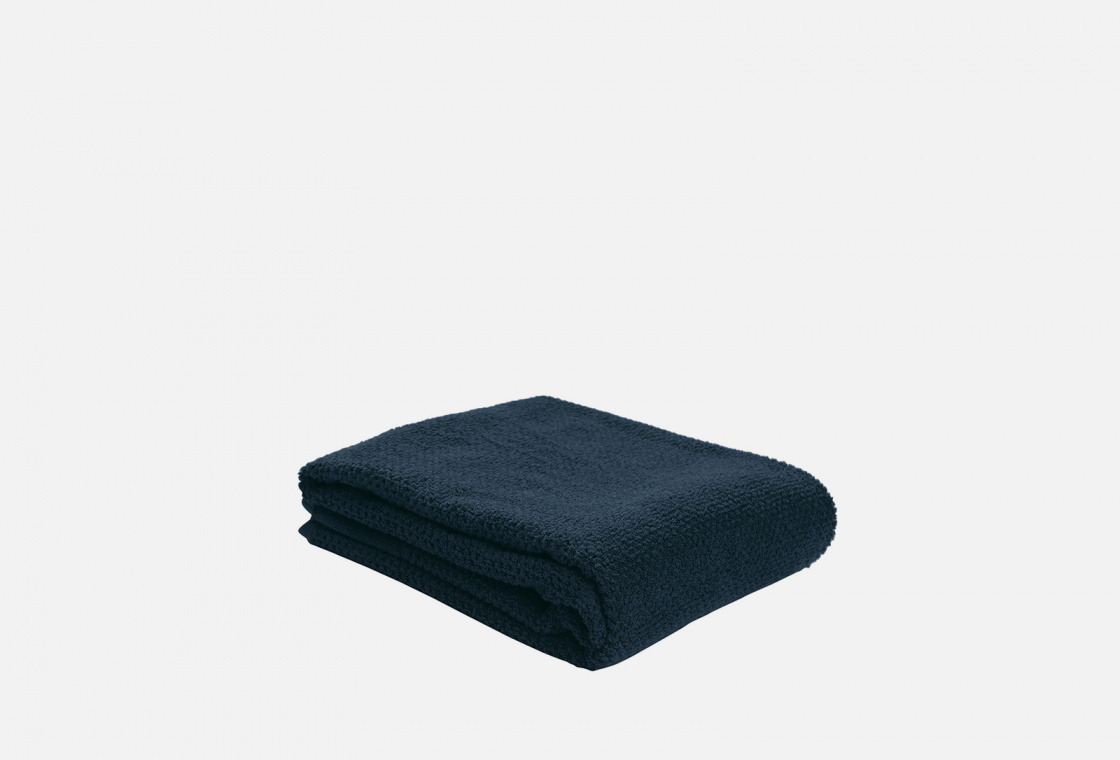 Полотенце банное, 90х150 см Tkano темно-синий