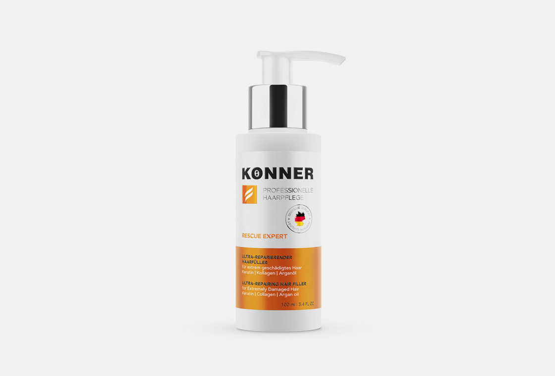 Масло-филлер для волос ультра-восстанавливающее Konner RESCUE EXPERT