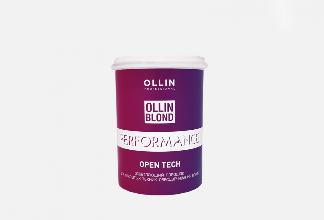 Осветляющий порошок для открытых техник обесцвечивания волос Ollin Professional BLOND PERFORMANCE Open Tech