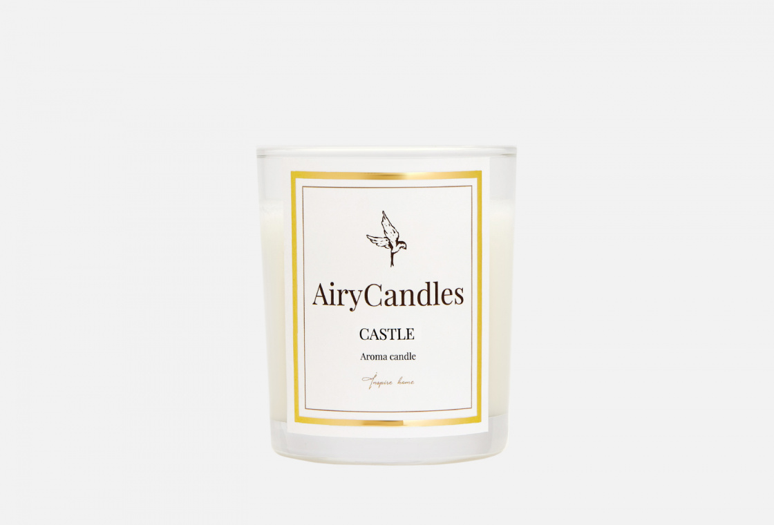 Свеча ароматическая с деревянным фитилем AiryCandles CASTLE