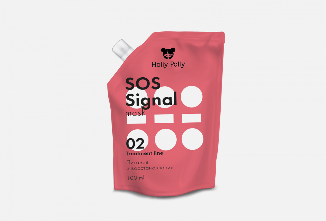 маска для волос экстра-питательная HOLLY POLLY SOS-signal