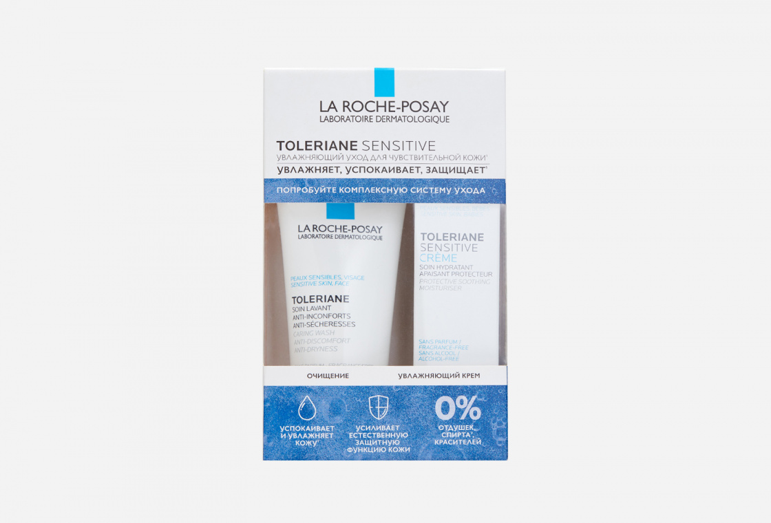 Набор увлажняющего ухода для чувствительной кожи La Roche-Posay TOLERIAN SENSITIVE