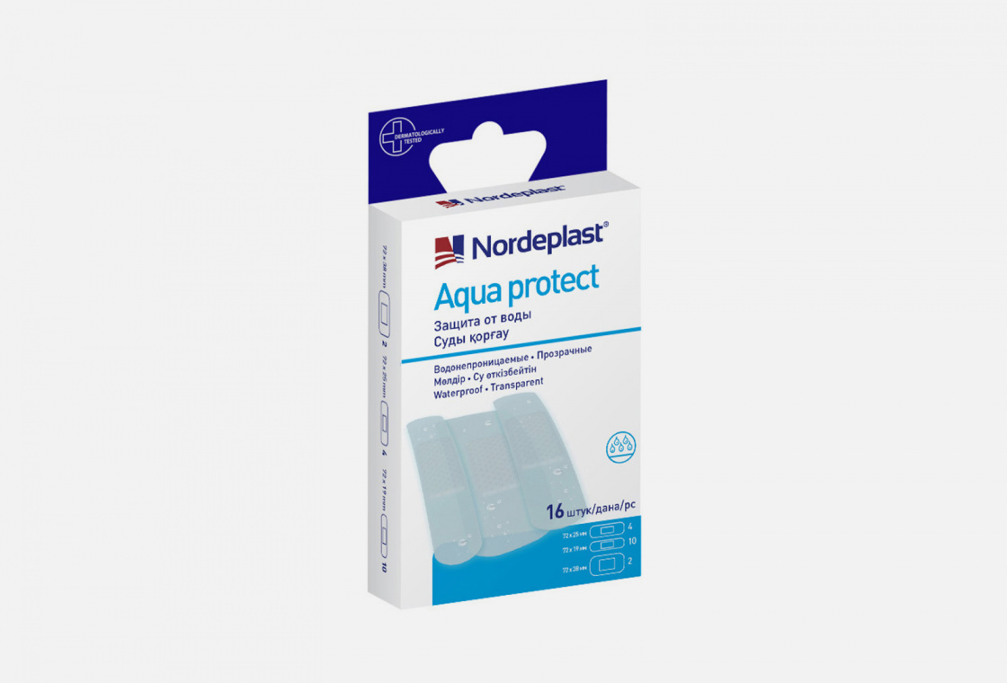 Набор водонепроницаемых пластырей Nordeplast Aqua Protect