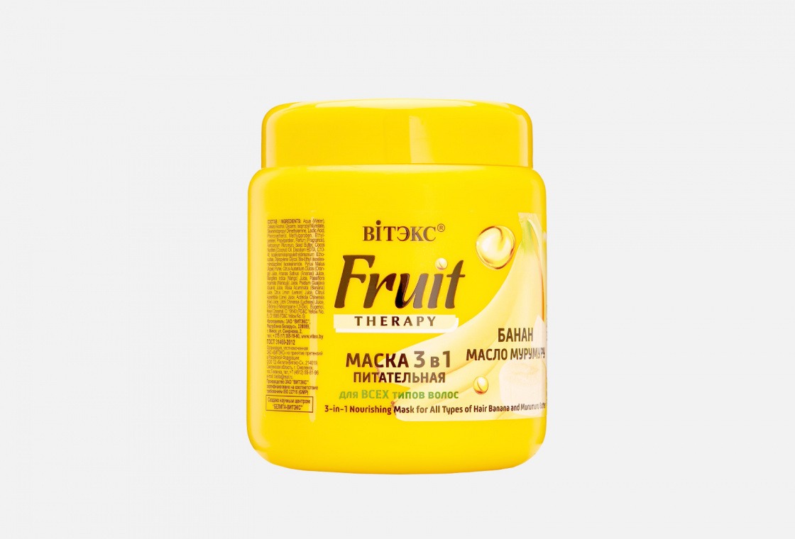 Маска для волос Витэкс FRUIT Therapy Банан и масло мурумуру