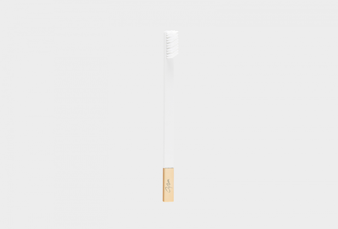 Зубная щетка, средняя Apriori SLIM by Apriori White/Gold
