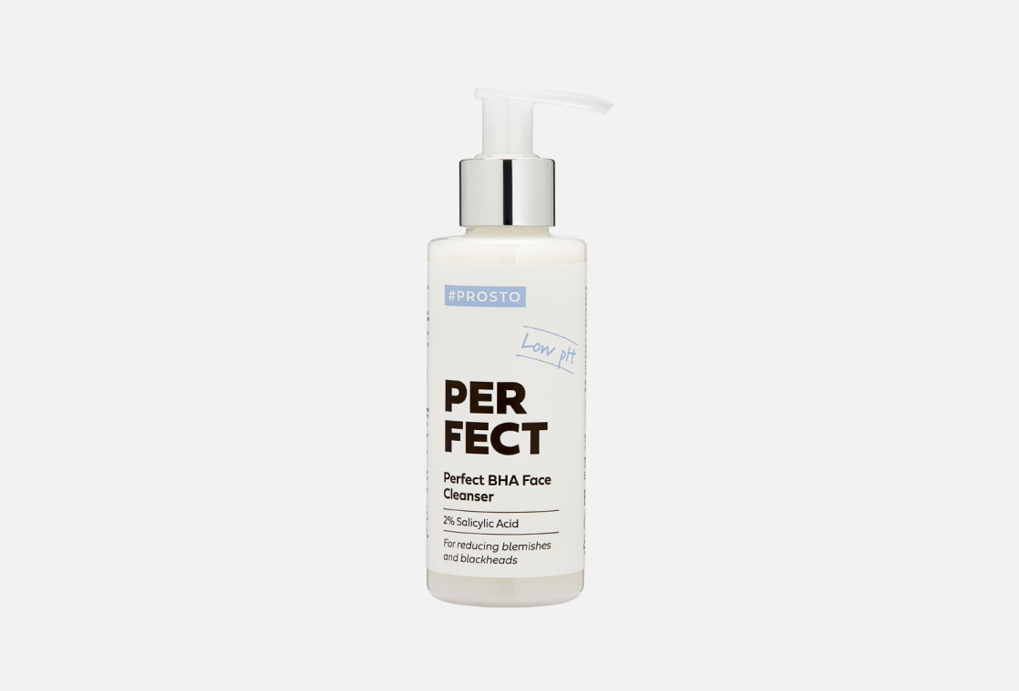 Гель для умывания и глубокого очищения кожи лица с 2% салициловой кислотой Prosto Cosmetics PERFECT