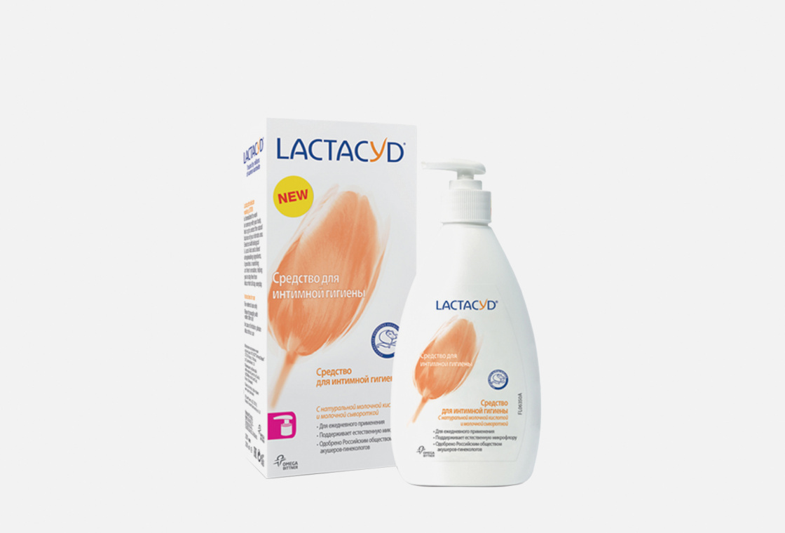 Средство для интимной гигиены  Lactacyd с молочной кислотой
