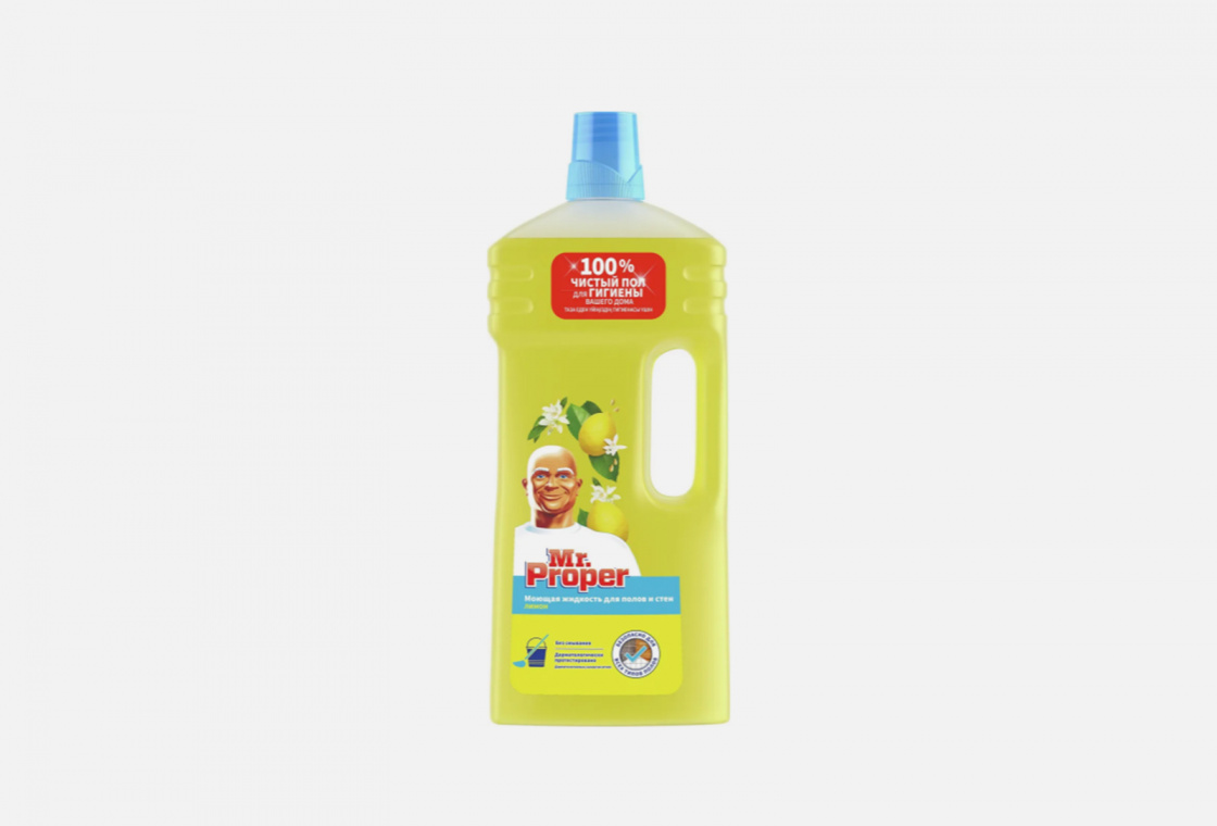 Средство для мытья полов и стен Mr. Proper Лимон