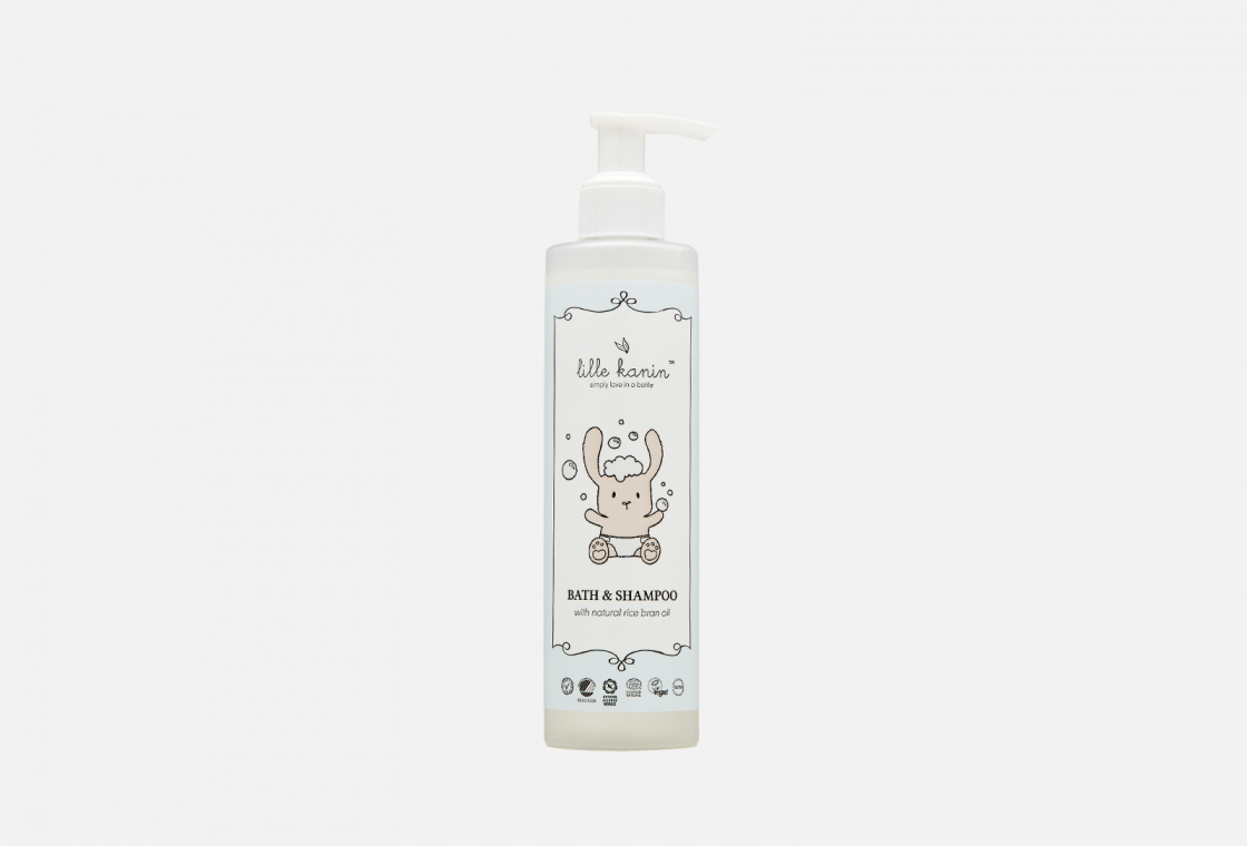 Детский шампунь и гель для душа Lille Kanin Bath & Shampoo