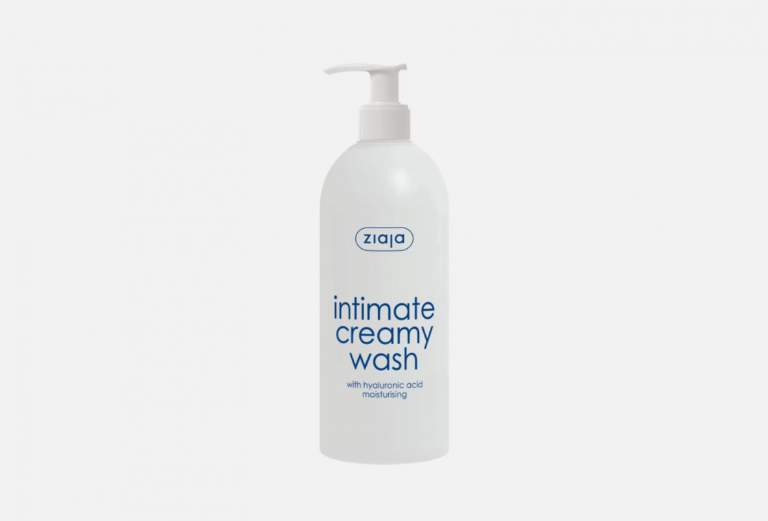 Крем-гель для интимной гигиены с гиалуроновой кислотой Ziaja Intimate creamy wash