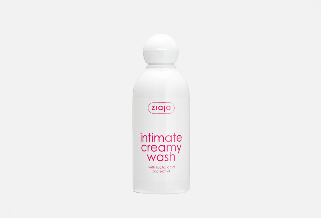 Крем-гель для интимной гигиены с молочной кислотой (flip top) Ziaja Intimate creamy wash