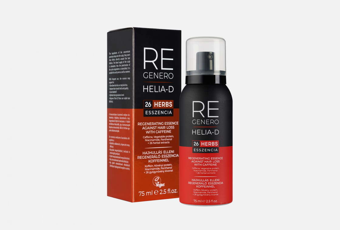 Эссенция для роста волос регенерирующая с кофеином Helia-D Regenero Regenerating Essence Against Hair Loss with Caffeine