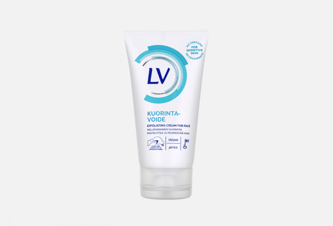 скраб для чувствительной кожи лица LV Face Peeling Cream for sensitive skin