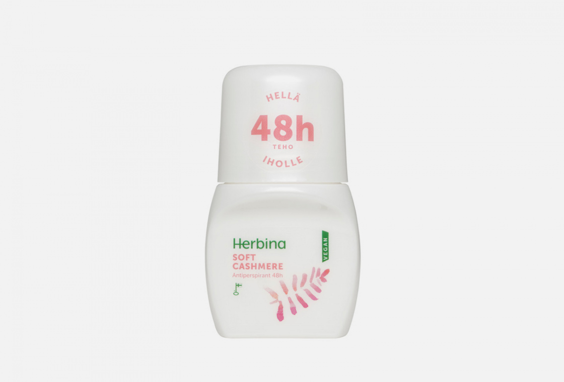 шариковый антиперспирант Кашемир 48ч Herbina Cashmere Roll-on 48h antiperspirant