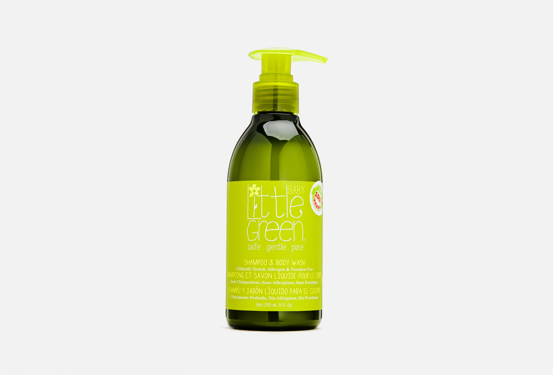 Шампунь и гель для тела от 0 месяцев LITTLE GREEN BABY Shampoo & Body Wash