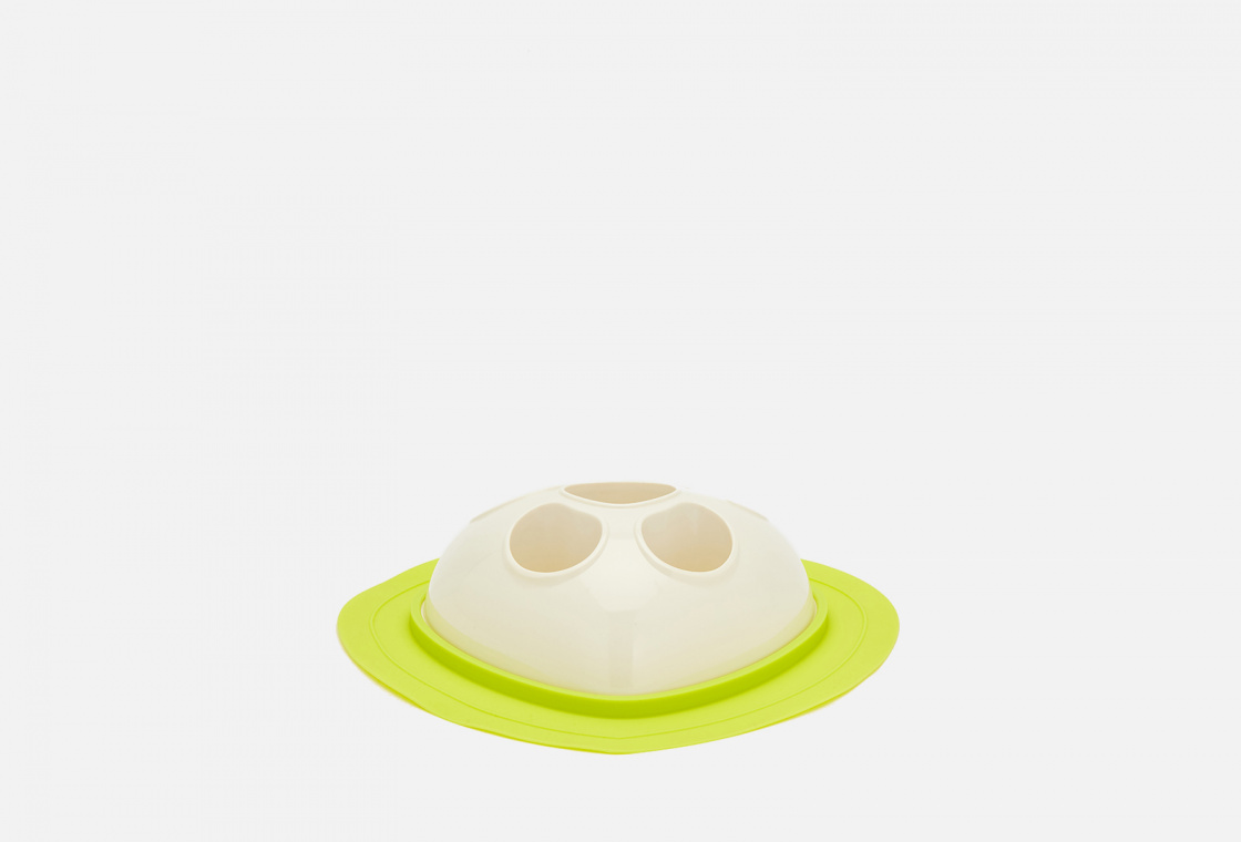 Миска силиконовая для медленного поедания  SuperDesign Cat bowl, light green