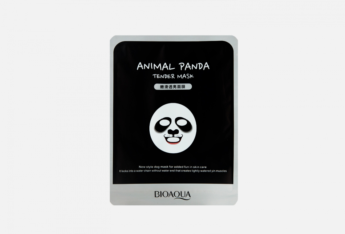 Омолаживающая тканевая маска для лица BIOAQUA Animal Panda Mask