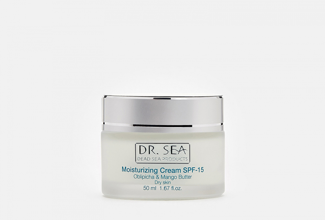 Интенсивный увлажняющий крем для сухой кожи лица с маслом облепихи, экстрактом манго и витаминами SPF15 Dr.Sea Moisturizing cream -  Oblipicha & Mango