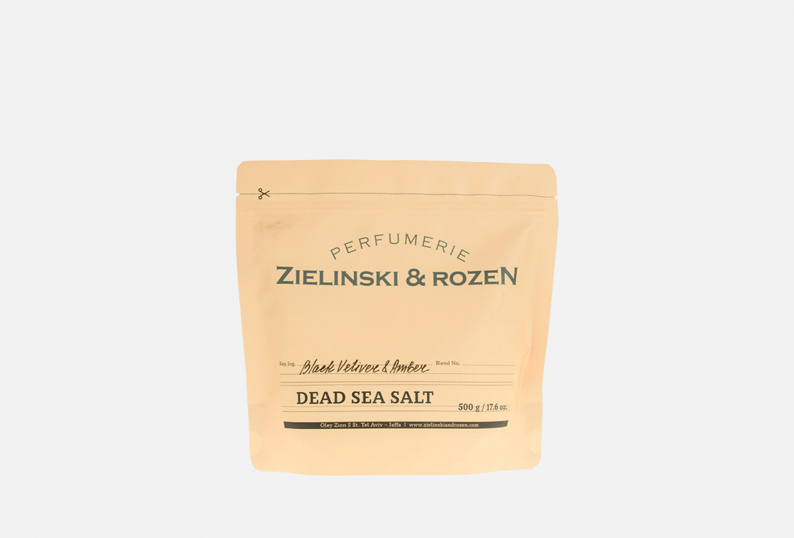 Соль для ванны Zielinski & Rozen Black Vetiver & Amber