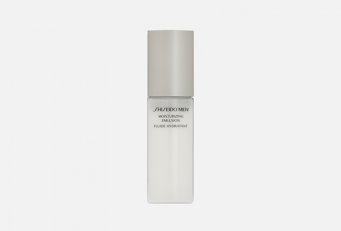 Emulsion shiseido. Shiseido men увлажняющая эмульсия Moisturizing Emulsion. Увлажняющая эмульсия для лица Shiseido. Shiseido men Moisturizing Emulsion fluide hydratant. Мужская эмульсия шисейдо.