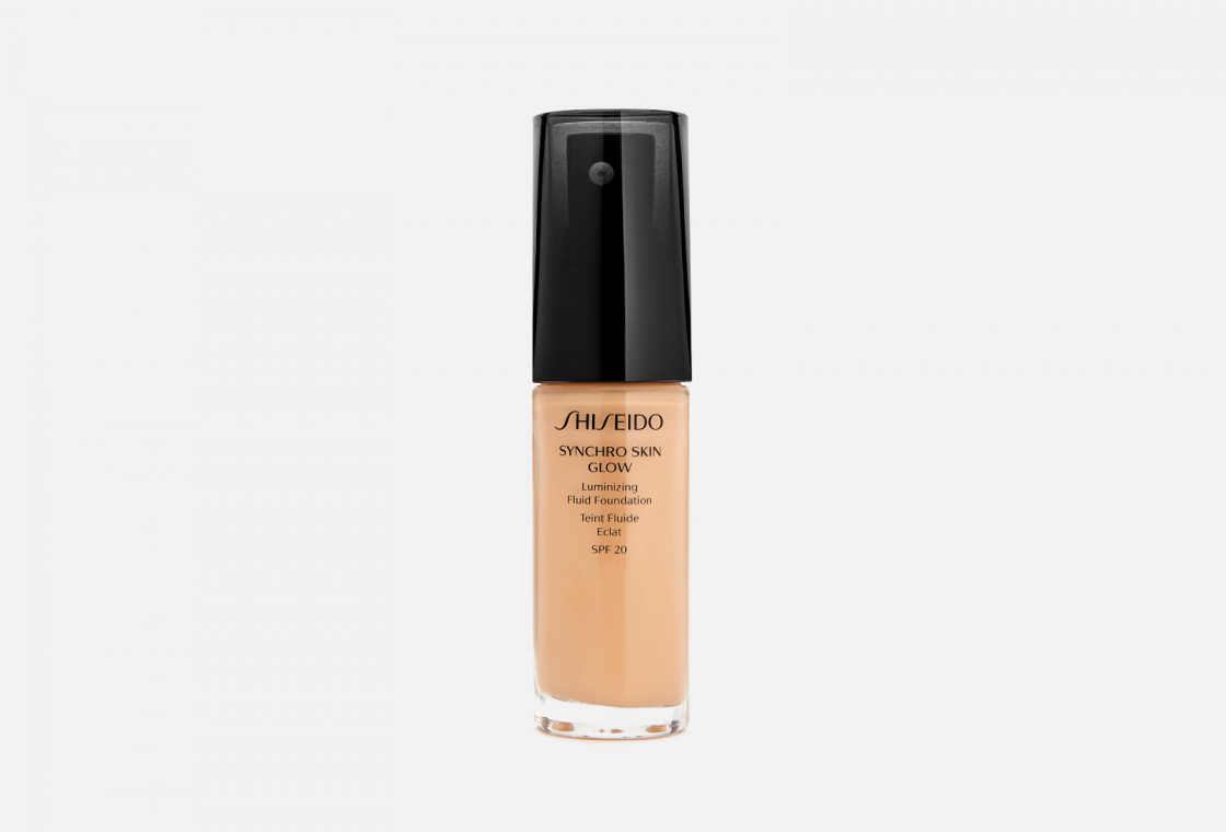 Тональное средство-флюид с эффектом естественного сияния Shiseido Synchro Skin Glow Luminizing Fluid Foundation