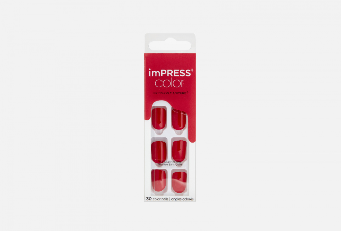 Накладные ногти KISS NEW YORK Professional Impress Manicure Monochrome Fiesta