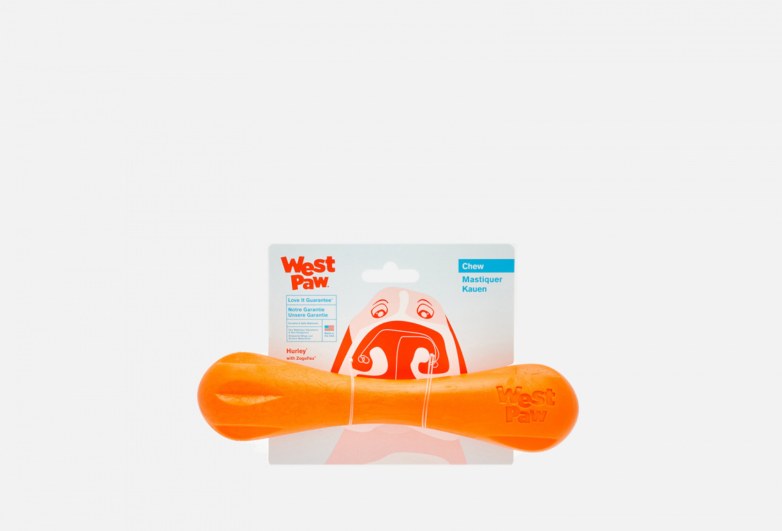 Игрушка для собак средних пород, оранжевая Zogoflex Hurley Large 21 cm