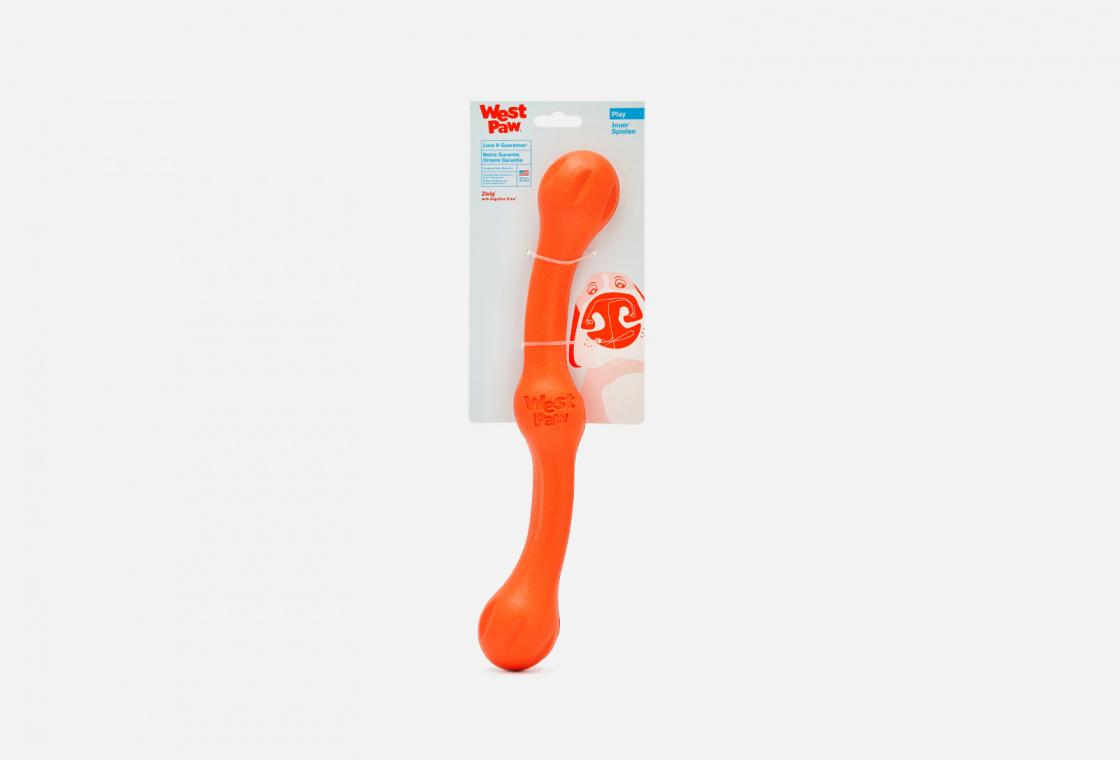 Игрушка для собак, оранжевая  Zogoflex Zwig large 35 cm