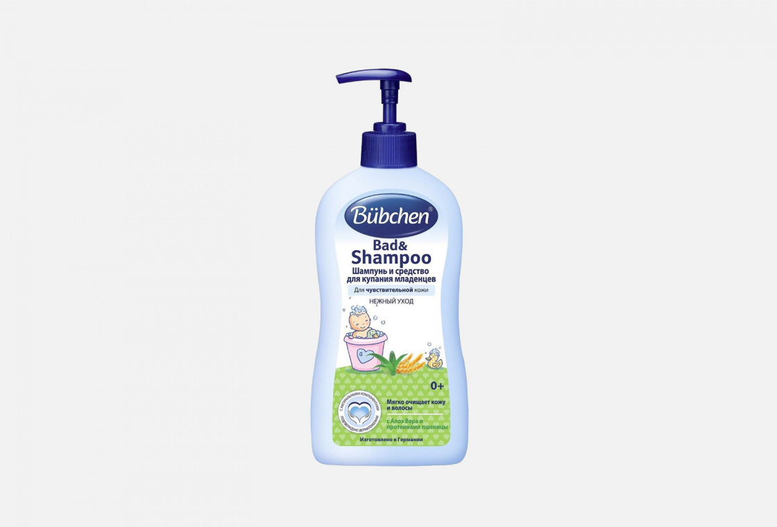 Средство 2в1 для младенцев Bubchen Baby Shampoo and Bath Product