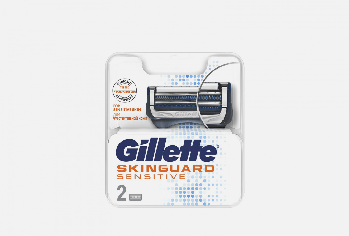 Сменные кассеты для бритья  Gillette SKINGUARD Sensitive