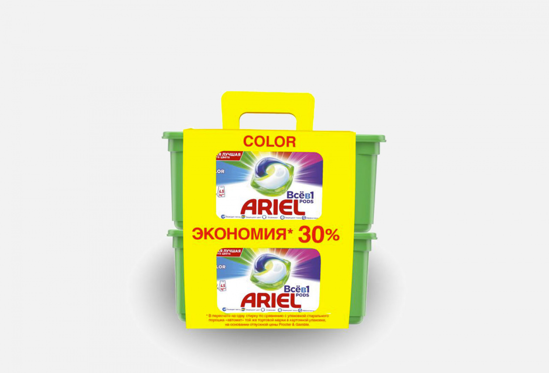 Капсулы для стирки цветных вещей Ariel All-in-1 Color